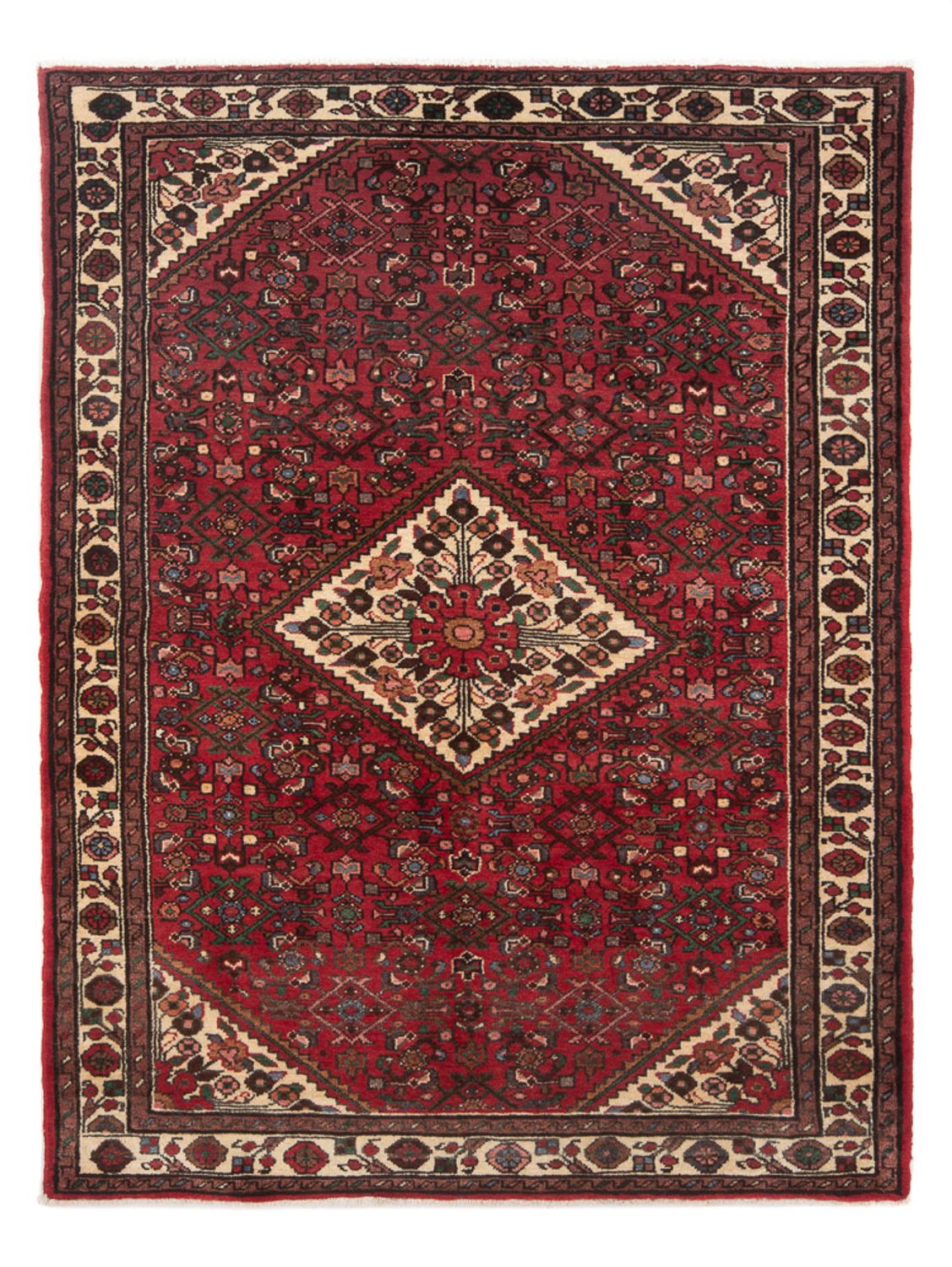 Alfombra persa - Nómada - 194 x 136 cm - rojo