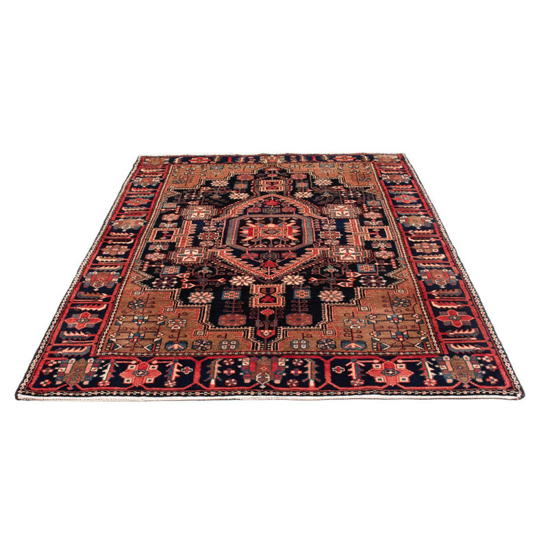 Alfombra persa - Nómada - 218 x 138 cm - azul oscuro