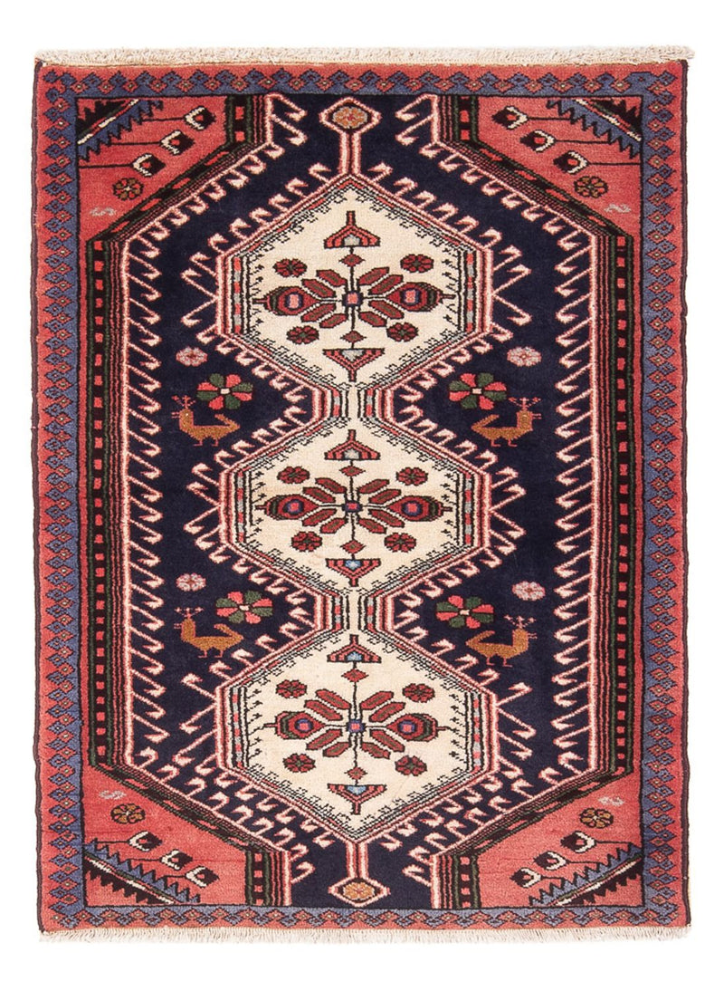 Alfombra persa - Nómada - 120 x 80 cm - azul oscuro