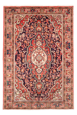 Alfombra persa - Nómada - 210 x 132 cm - azul oscuro