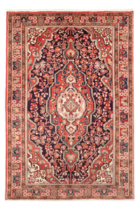 Alfombra persa - Nómada - 210 x 132 cm - azul oscuro