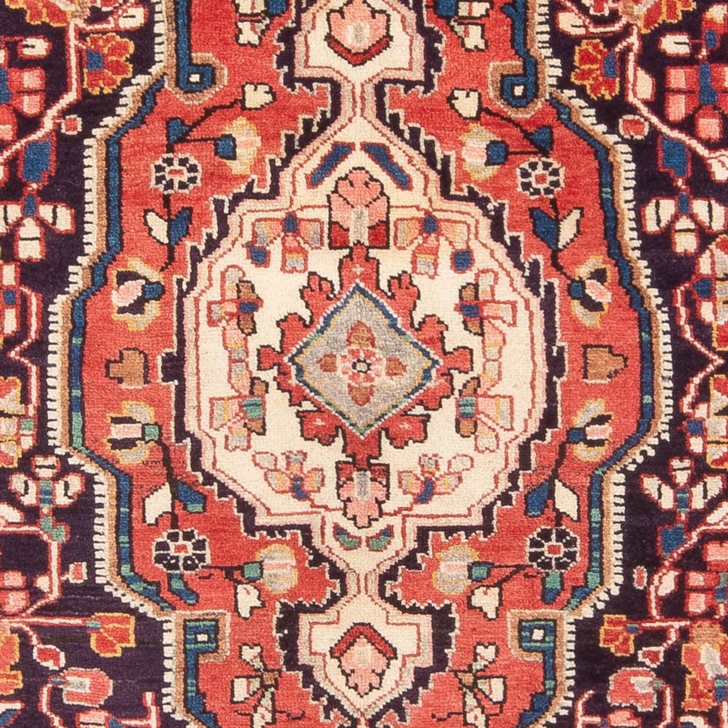 Alfombra persa - Nómada - 210 x 132 cm - azul oscuro