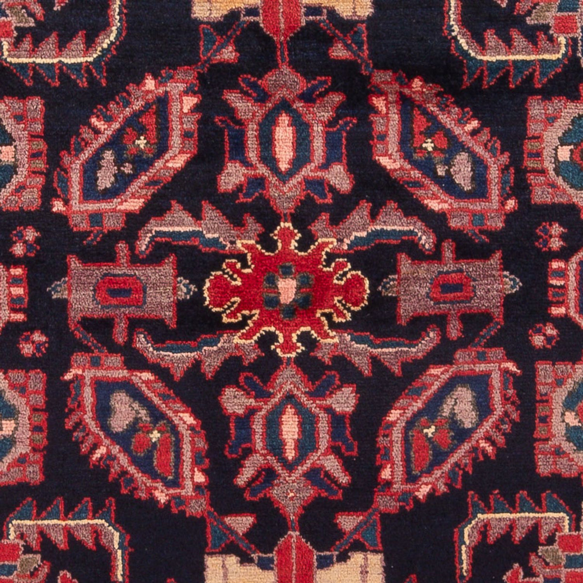 Alfombra persa - Nómada - 200 x 138 cm - azul oscuro