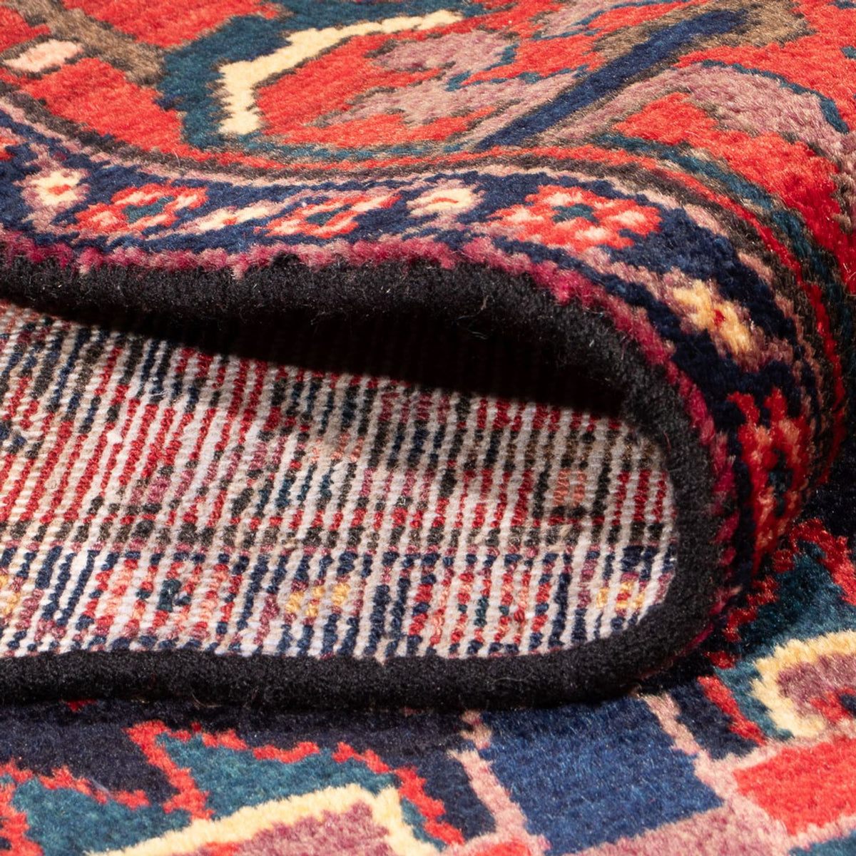 Alfombra persa - Nómada - 200 x 138 cm - azul oscuro