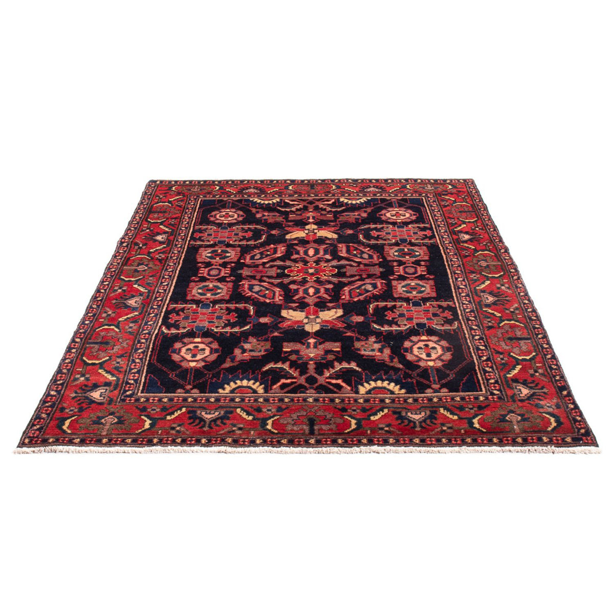 Alfombra persa - Nómada - 200 x 138 cm - azul oscuro