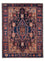 Alfombra persa - Nómada - 212 x 146 cm - azul oscuro