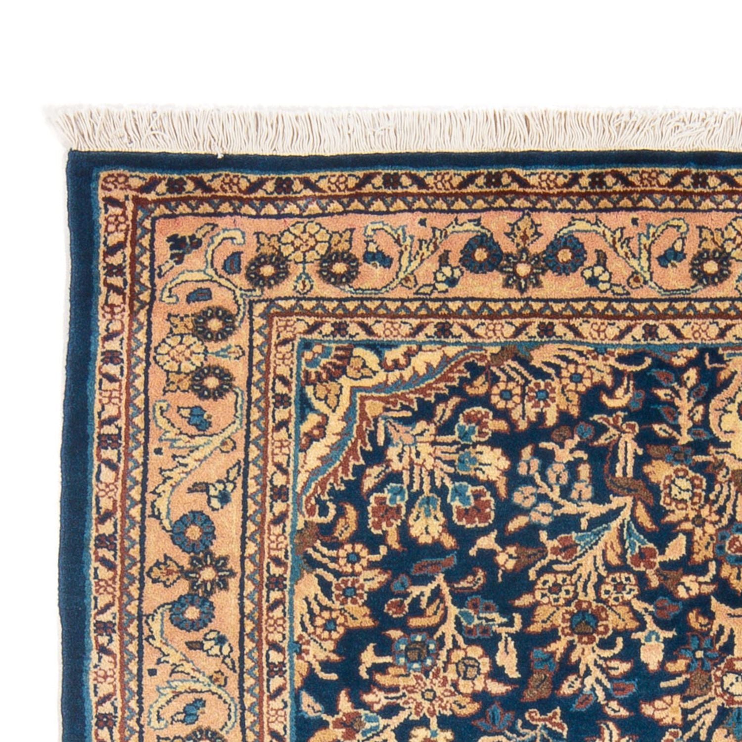 Alfombra persa - Nómada - 195 x 127 cm - azul oscuro
