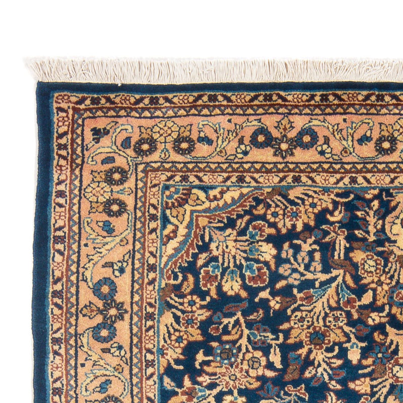 Alfombra persa - Nómada - 195 x 127 cm - azul oscuro