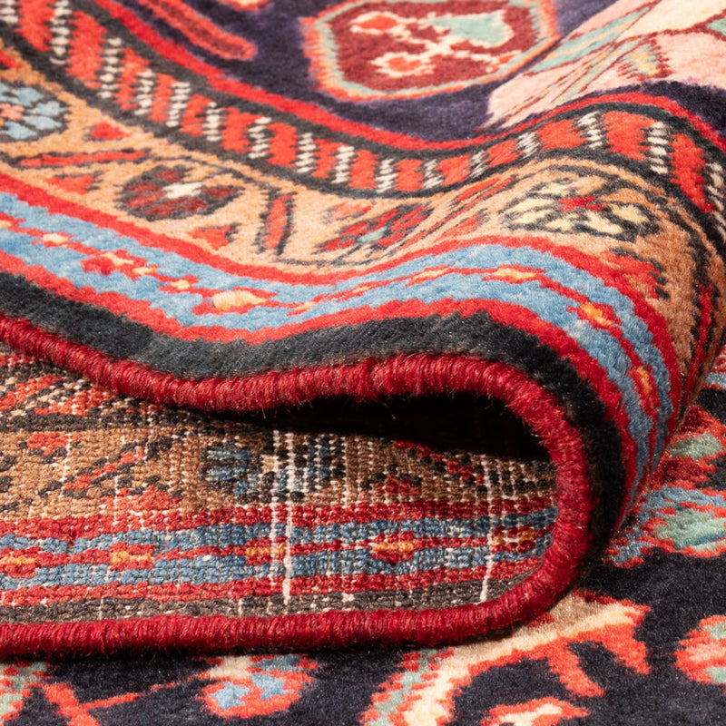 Alfombra persa - Nómada - 205 x 140 cm - azul oscuro