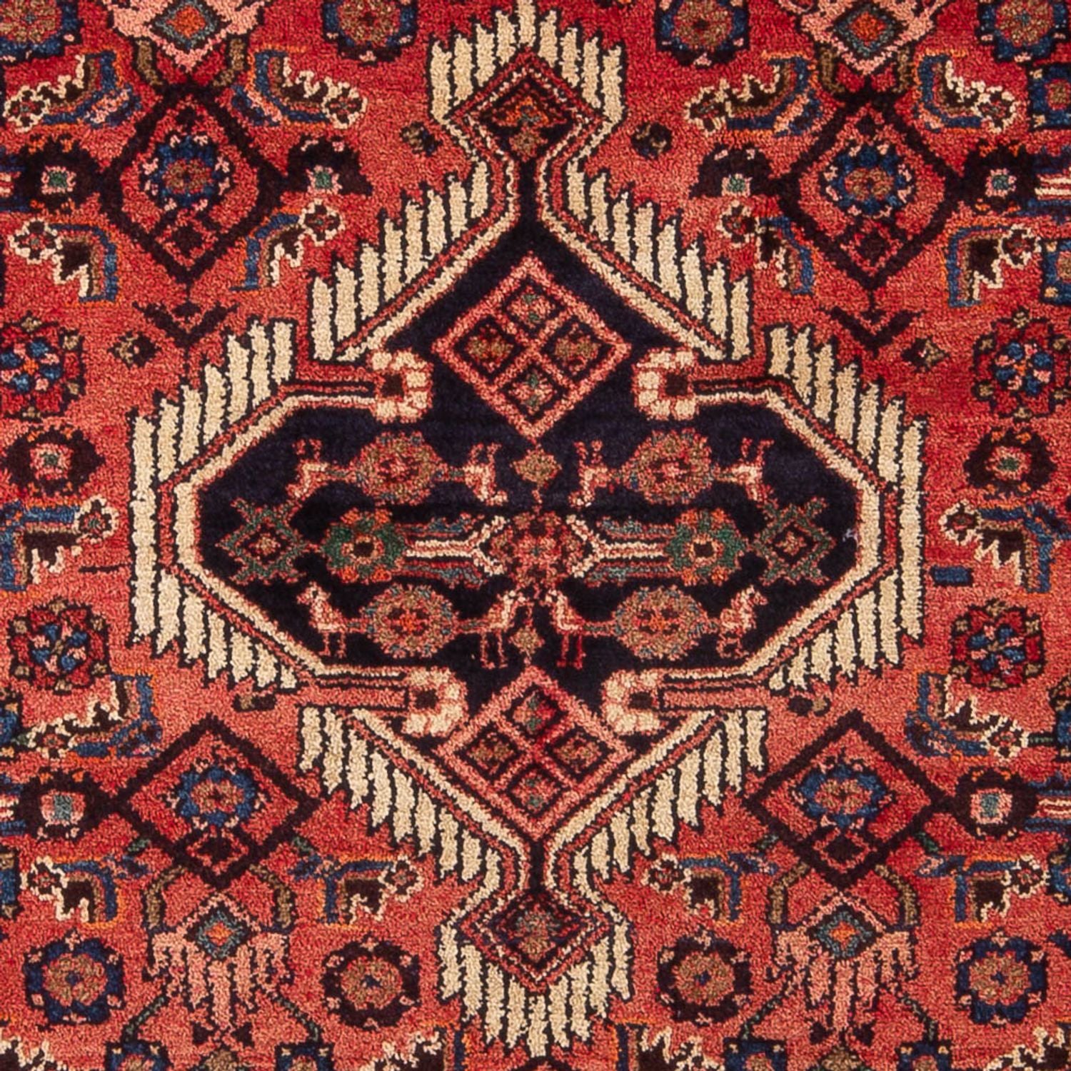 Alfombra persa - Nómada - 212 x 133 cm - rojo