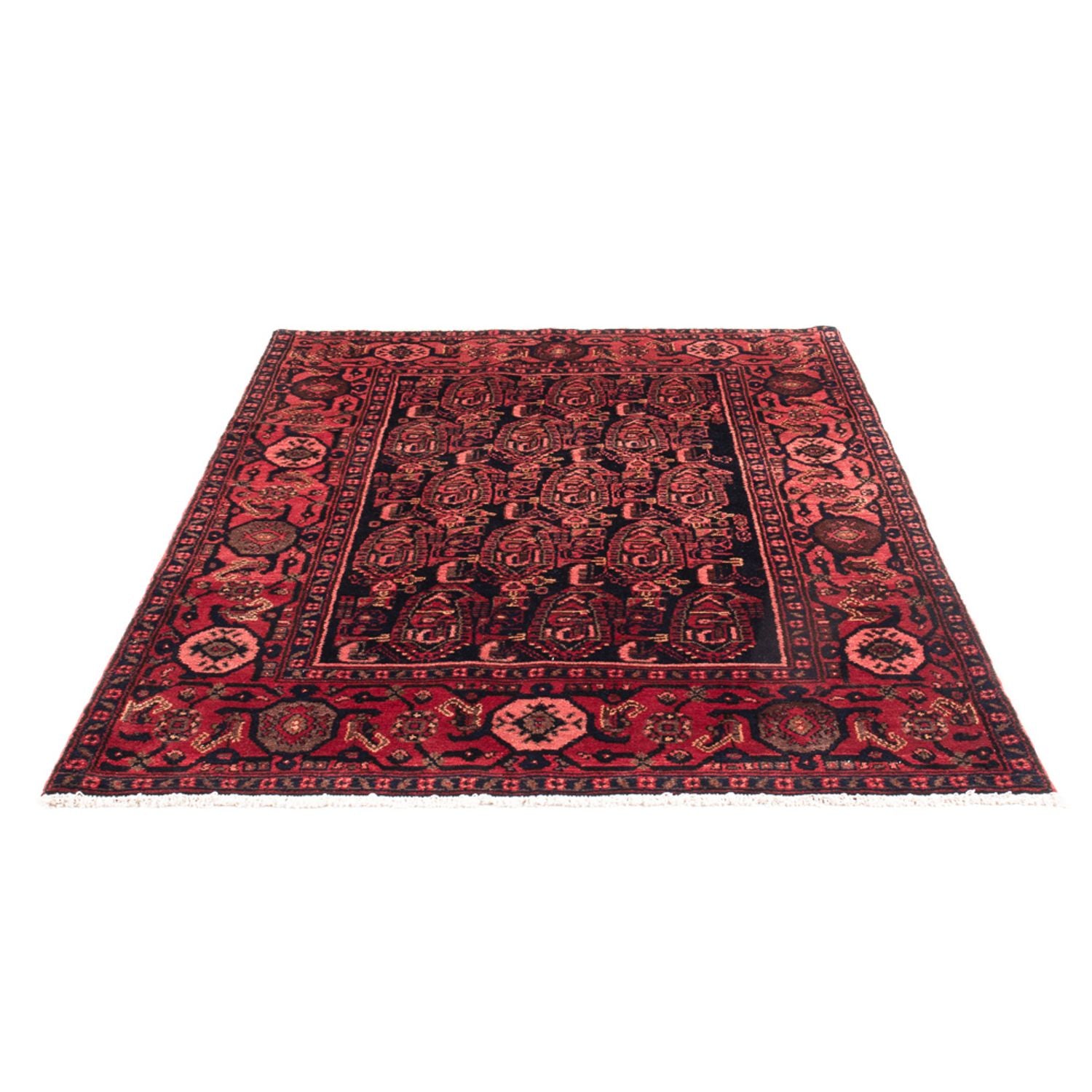 Alfombra persa - Nómada - 201 x 132 cm - azul oscuro