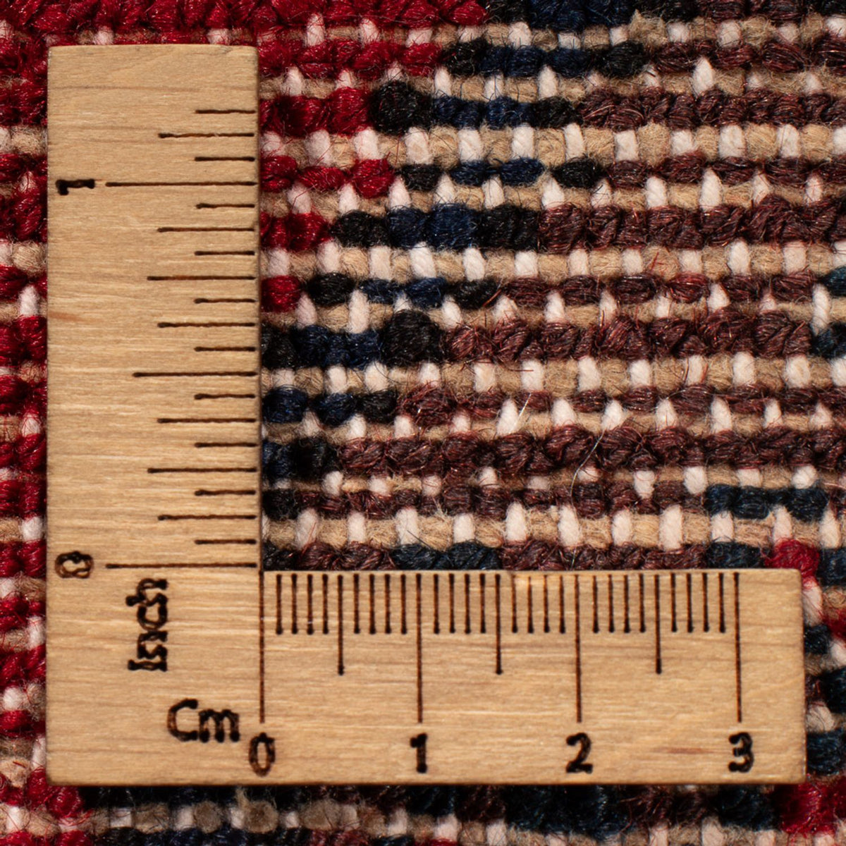 Alfombra persa - Nómada - 201 x 132 cm - azul oscuro