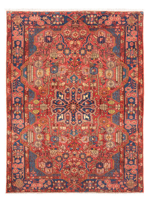 Alfombra persa - Nómada - 220 x 153 cm - rojo claro
