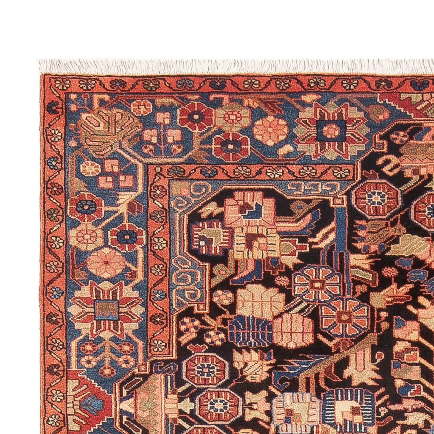 Alfombra persa - Nómada - 237 x 154 cm - rojo claro