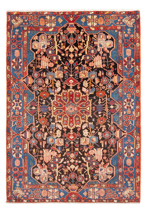 Alfombra persa - Nómada - 237 x 155 cm - azul oscuro