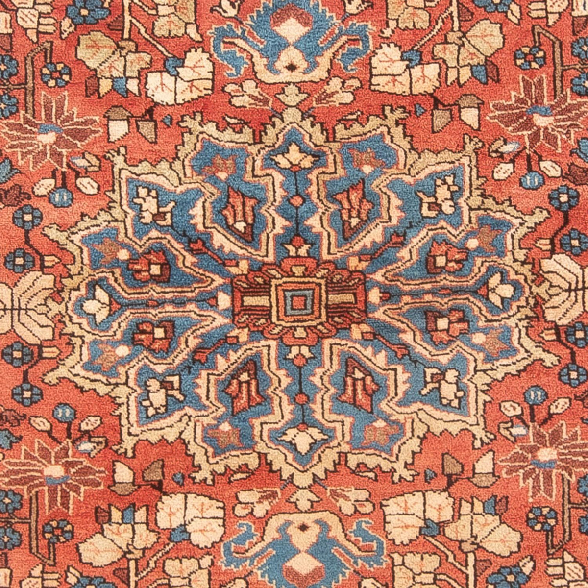 Alfombra persa - Nómada - 240 x 155 cm - rojo claro