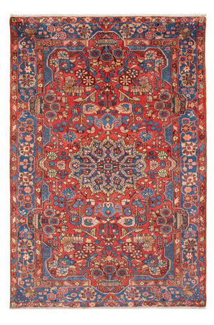 Alfombra persa - Nómada - 242 x 155 cm - rojo claro