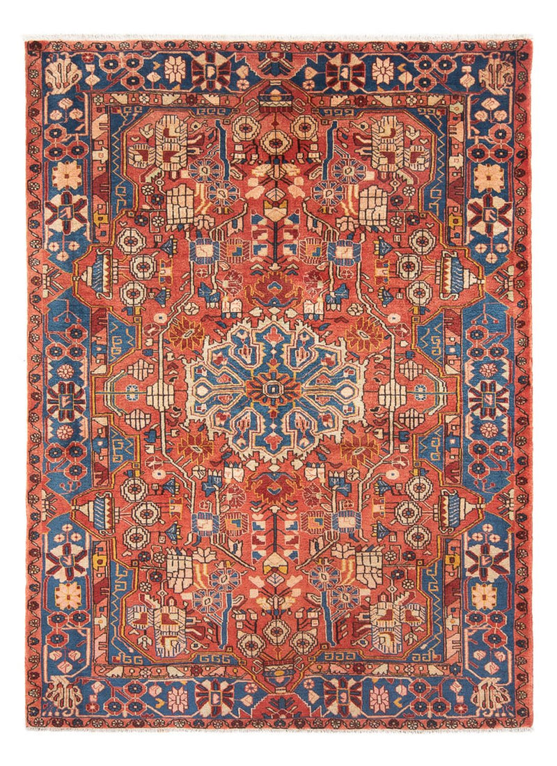 Alfombra persa - Nómada - 220 x 157 cm - rojo claro