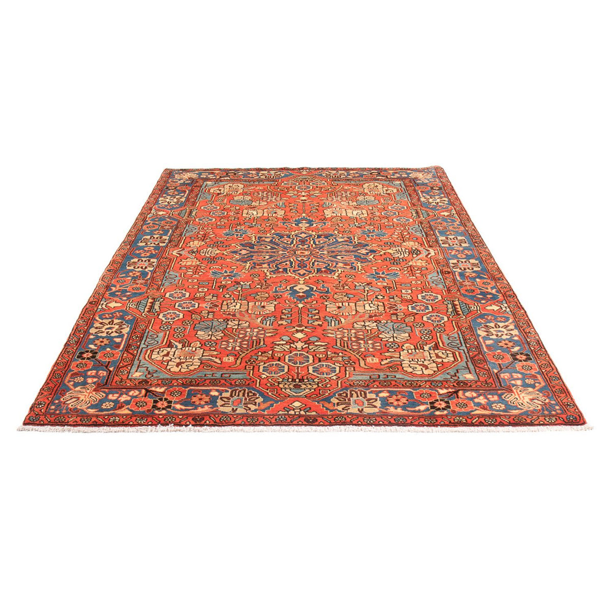 Alfombra persa - Nómada - 245 x 155 cm - naranja