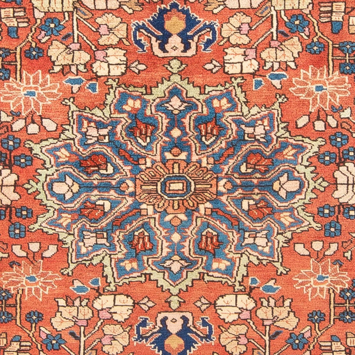 Alfombra persa - Nómada - 240 x 150 cm - rojo claro