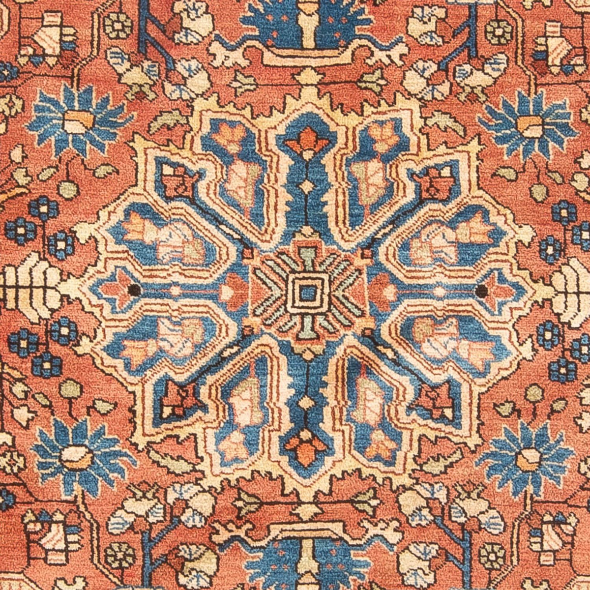 Alfombra persa - Nómada - 237 x 153 cm - naranja