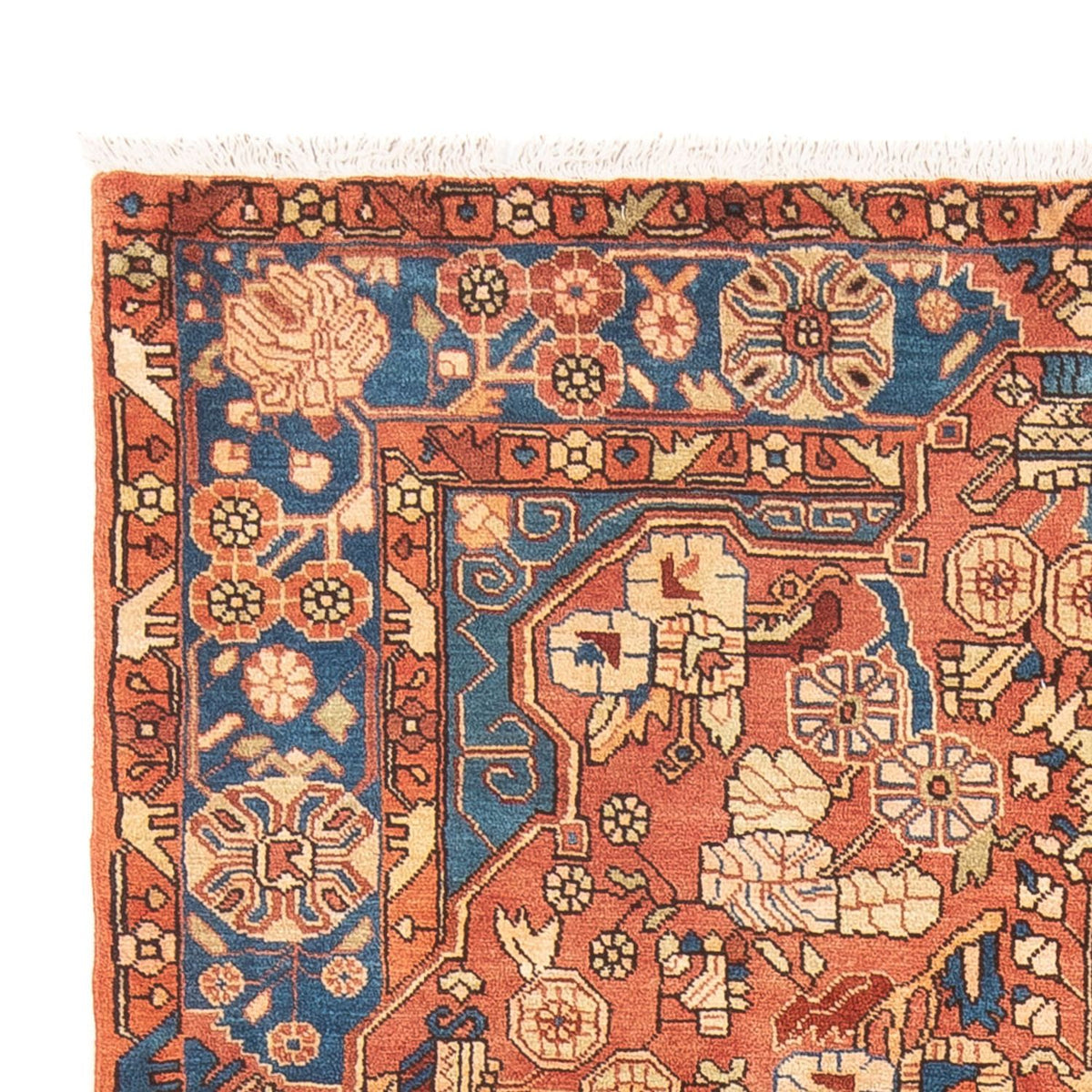 Alfombra persa - Nómada - 237 x 153 cm - naranja