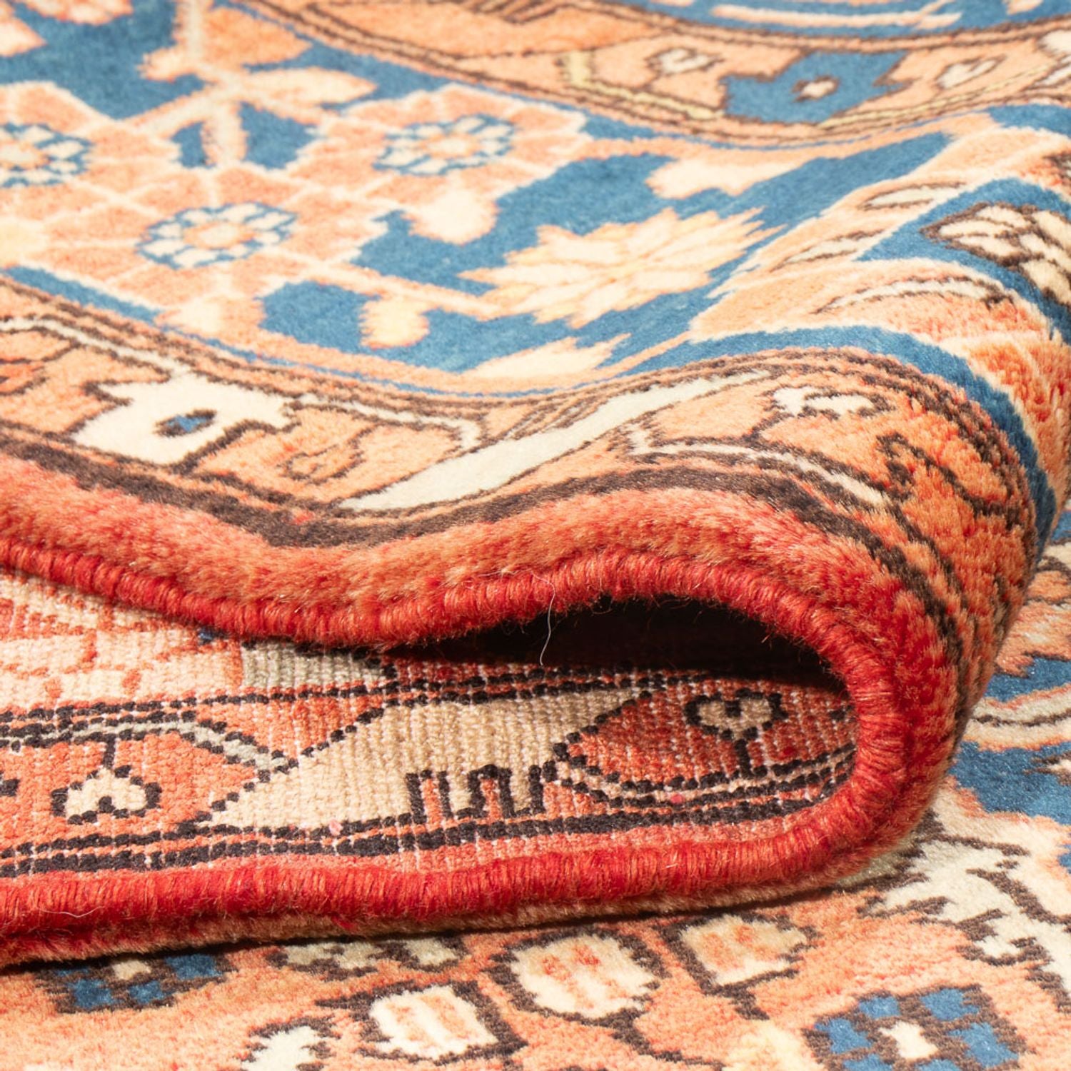 Alfombra persa - Nómada - 246 x 160 cm - naranja