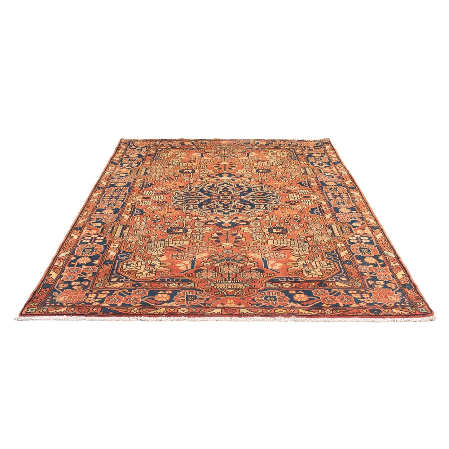 Alfombra persa - Nómada - 246 x 160 cm - naranja