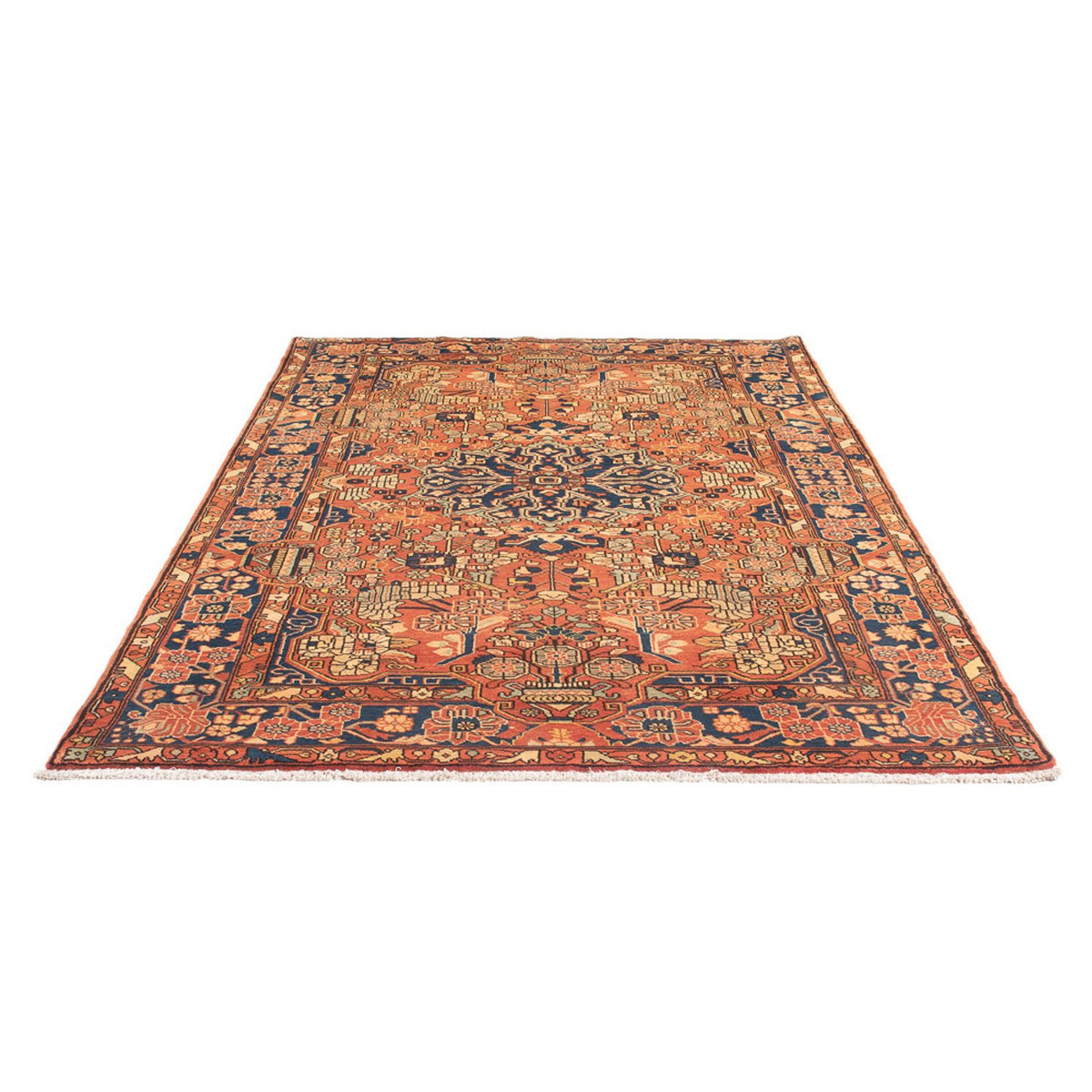 Alfombra persa - Nómada - 246 x 160 cm - naranja