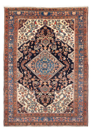Alfombra persa - Nómada - 238 x 160 cm - azul oscuro