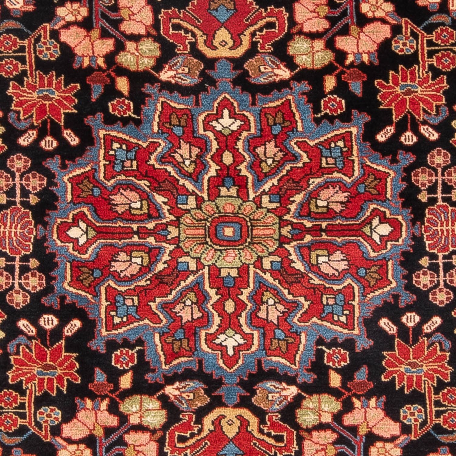 Alfombra persa - Nómada - 242 x 158 cm - rojo claro