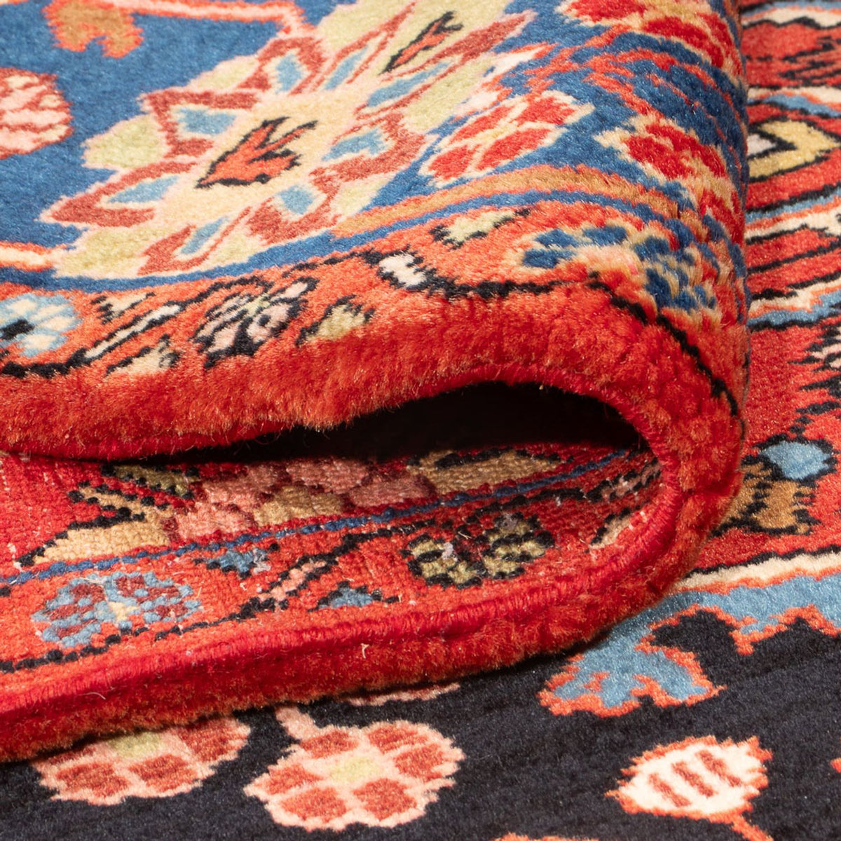 Alfombra persa - Nómada - 242 x 158 cm - rojo claro