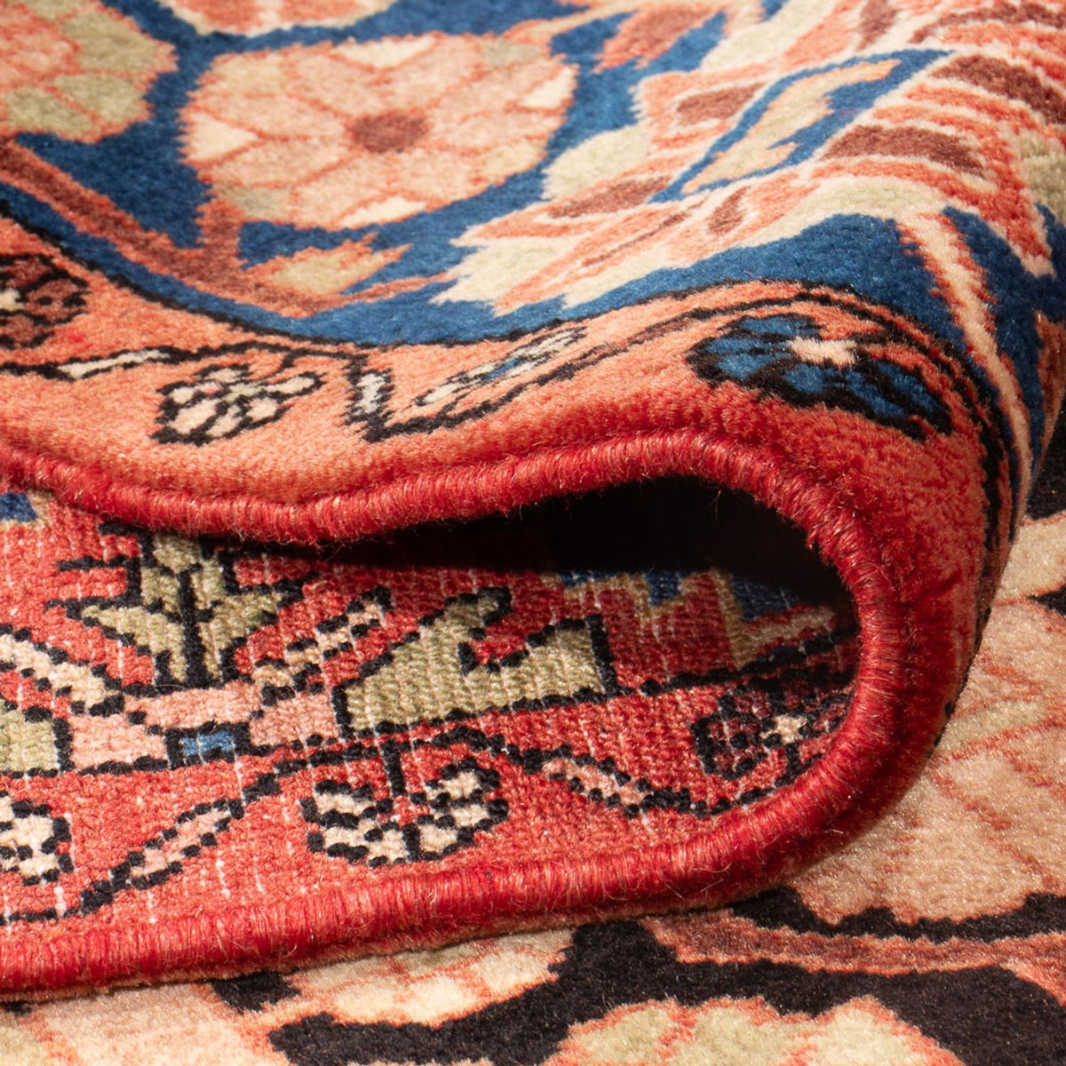 Alfombra persa - Nómada - 234 x 158 cm - rojo claro