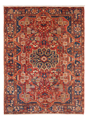 Alfombra persa - Nómada - 232 x 157 cm - rojo claro
