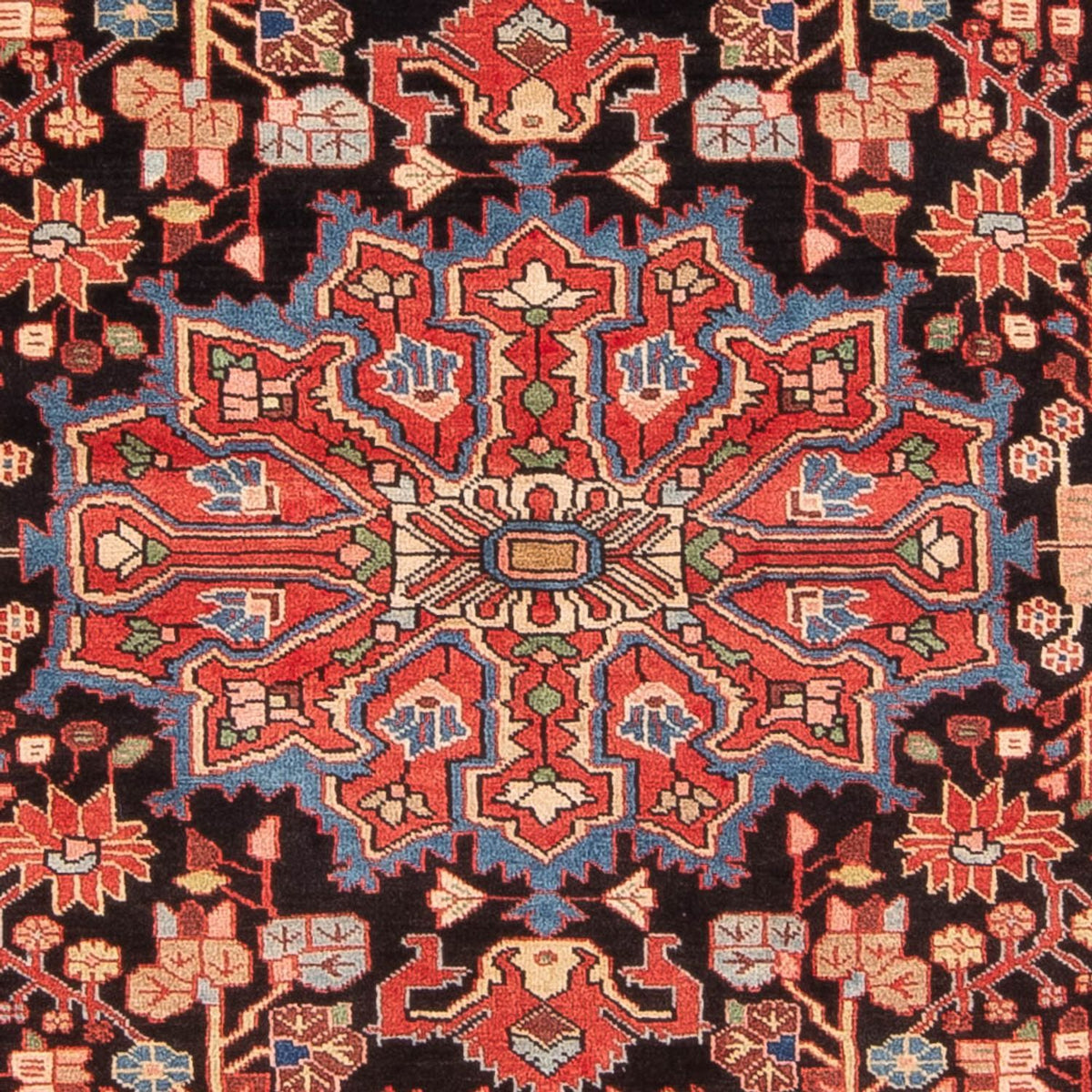 Alfombra persa - Nómada - 240 x 156 cm - rojo claro