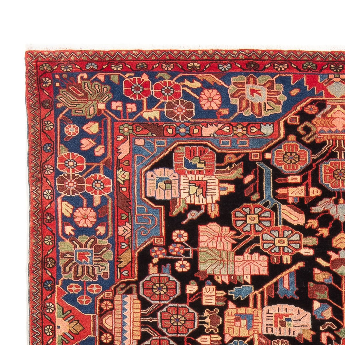Alfombra persa - Nómada - 240 x 156 cm - rojo claro