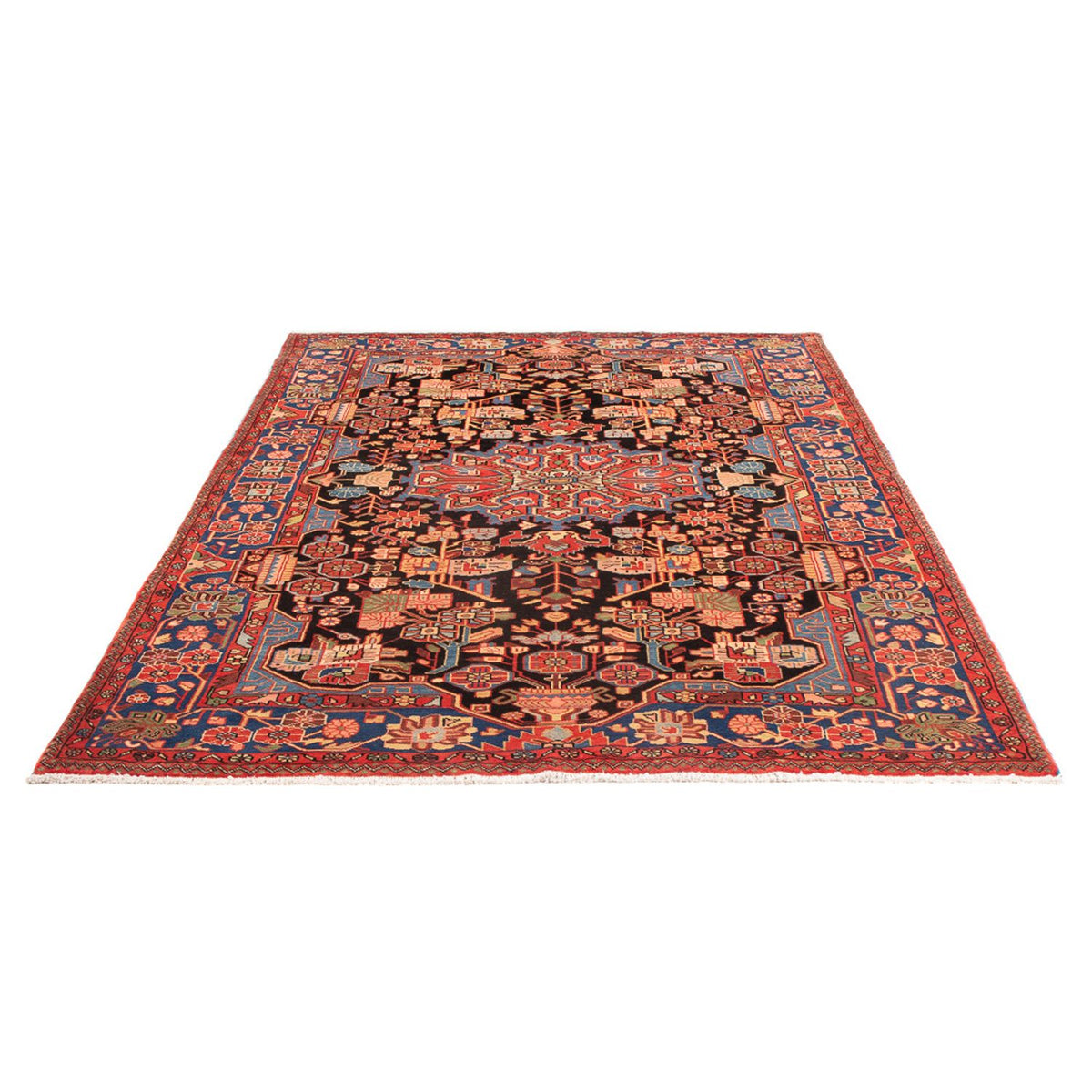 Alfombra persa - Nómada - 240 x 156 cm - rojo claro