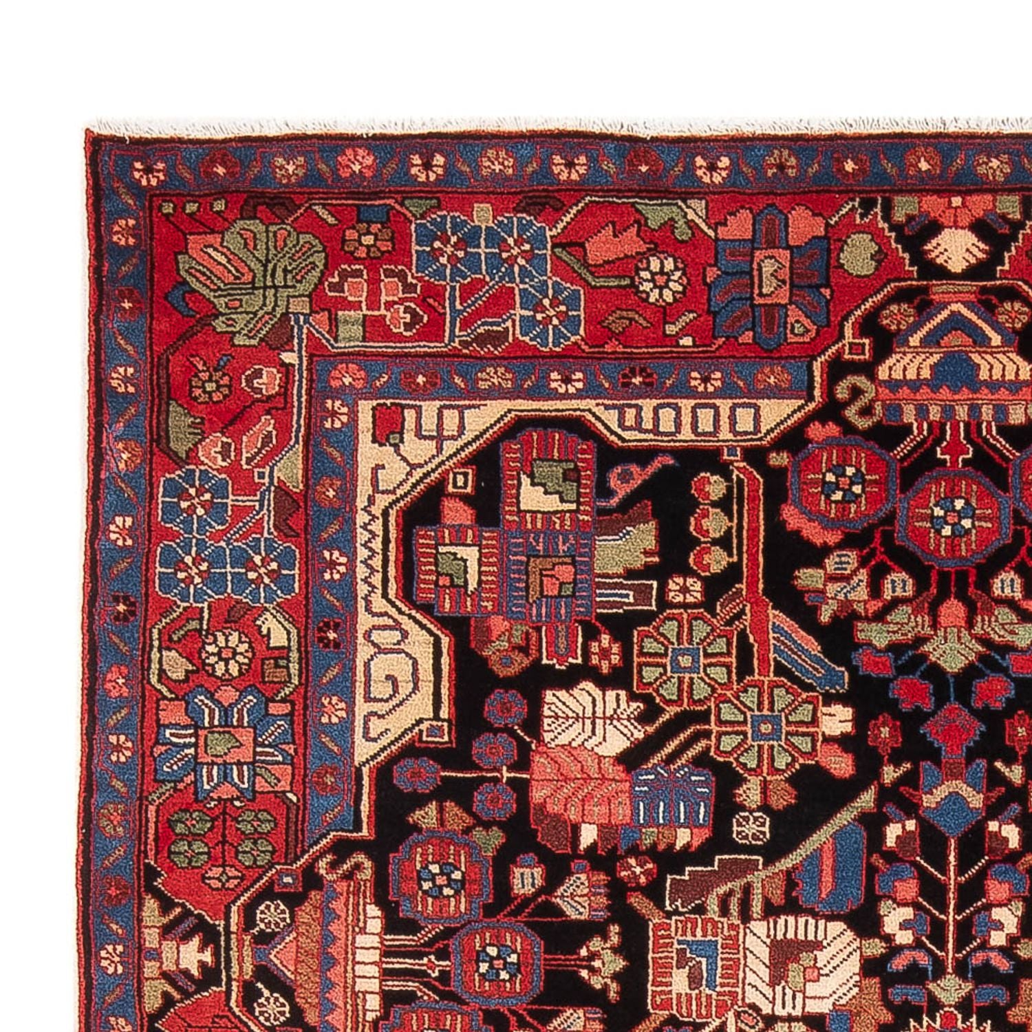 Alfombra persa - Nómada - 240 x 153 cm - rojo claro