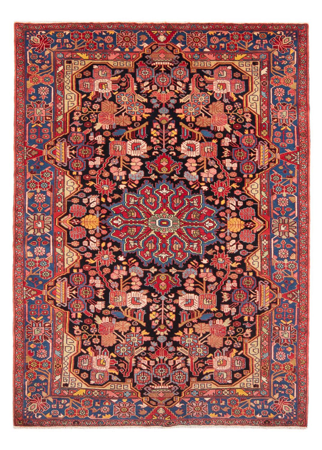 Alfombra persa - Nómada - 230 x 160 cm - rojo claro