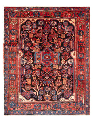 Alfombra persa - Nómada - 220 x 157 cm - azul oscuro