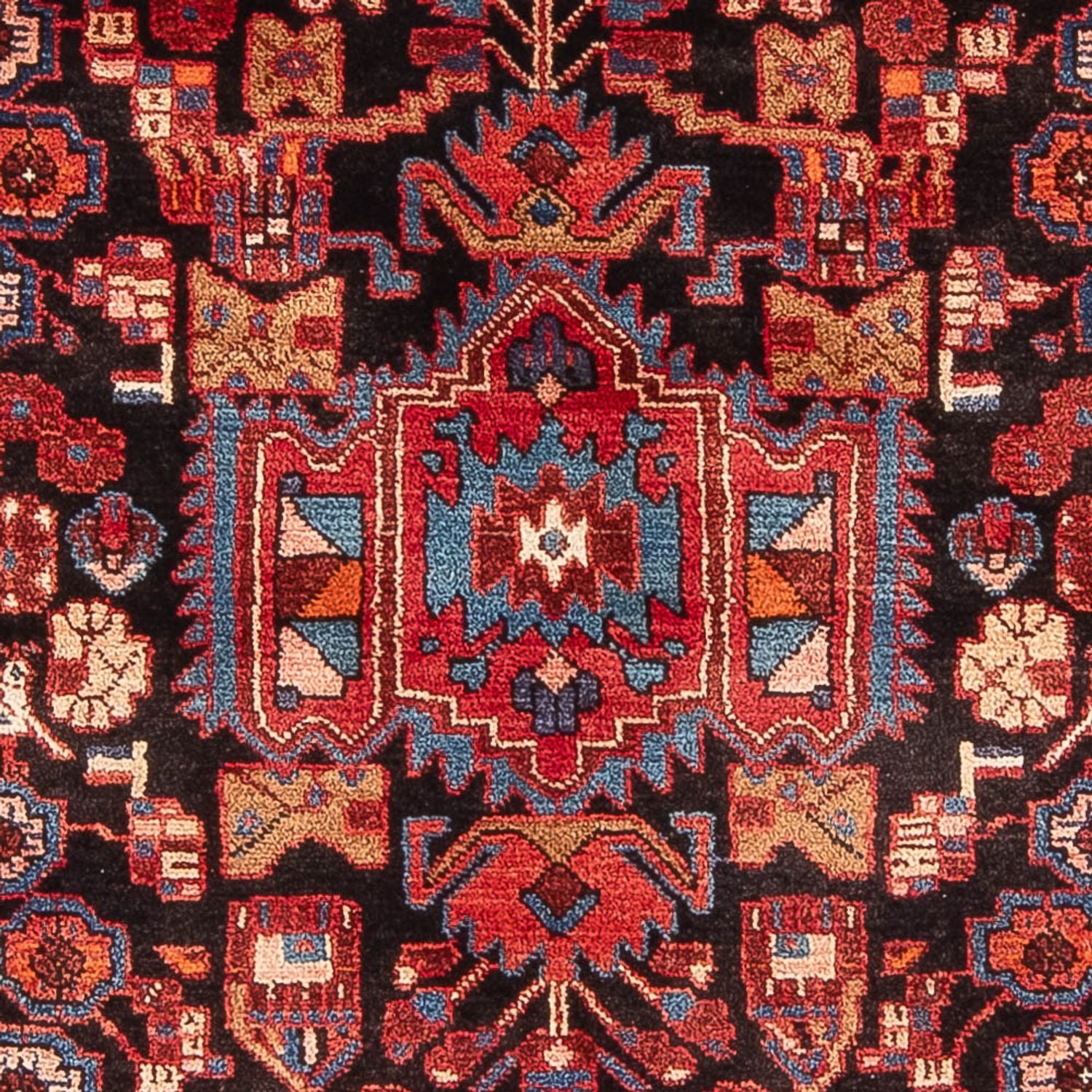 Alfombra persa - Nómada - 220 x 157 cm - azul oscuro