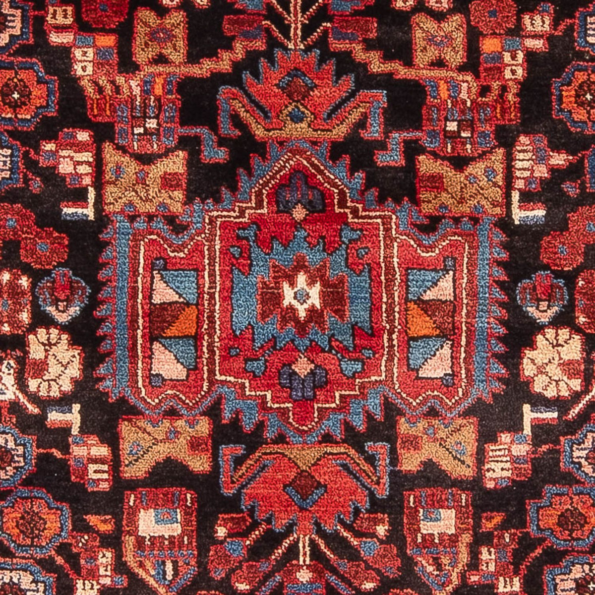 Alfombra persa - Nómada - 220 x 157 cm - azul oscuro