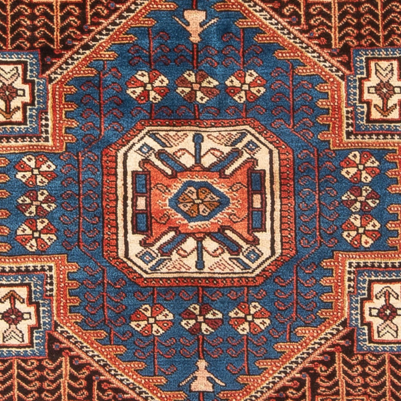 Alfombra persa - Nómada - 202 x 150 cm - azul