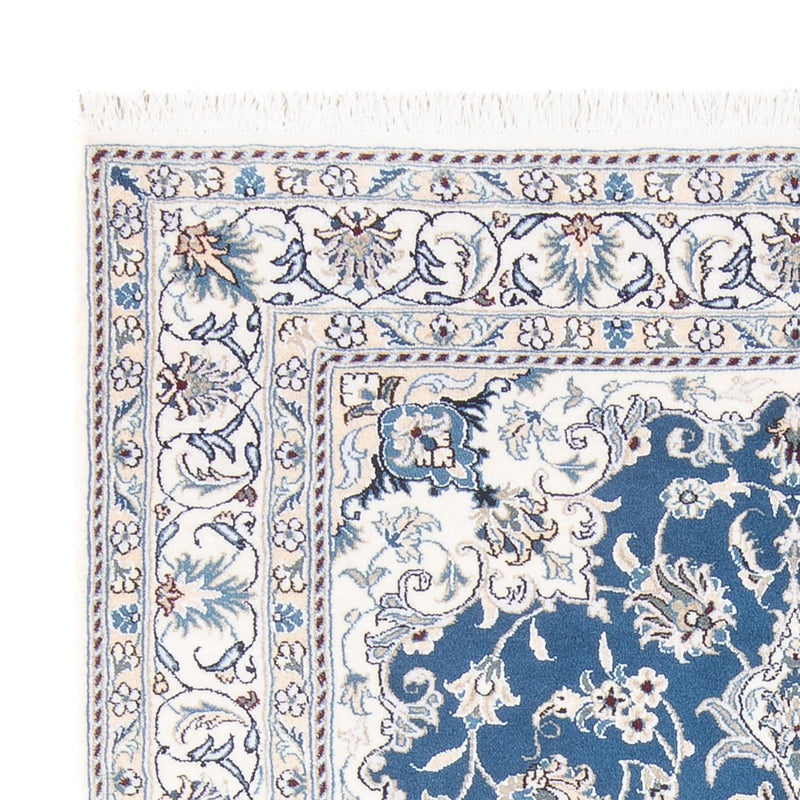 Alfombra Persa - Nain - Real - 196 x 150 cm - azul