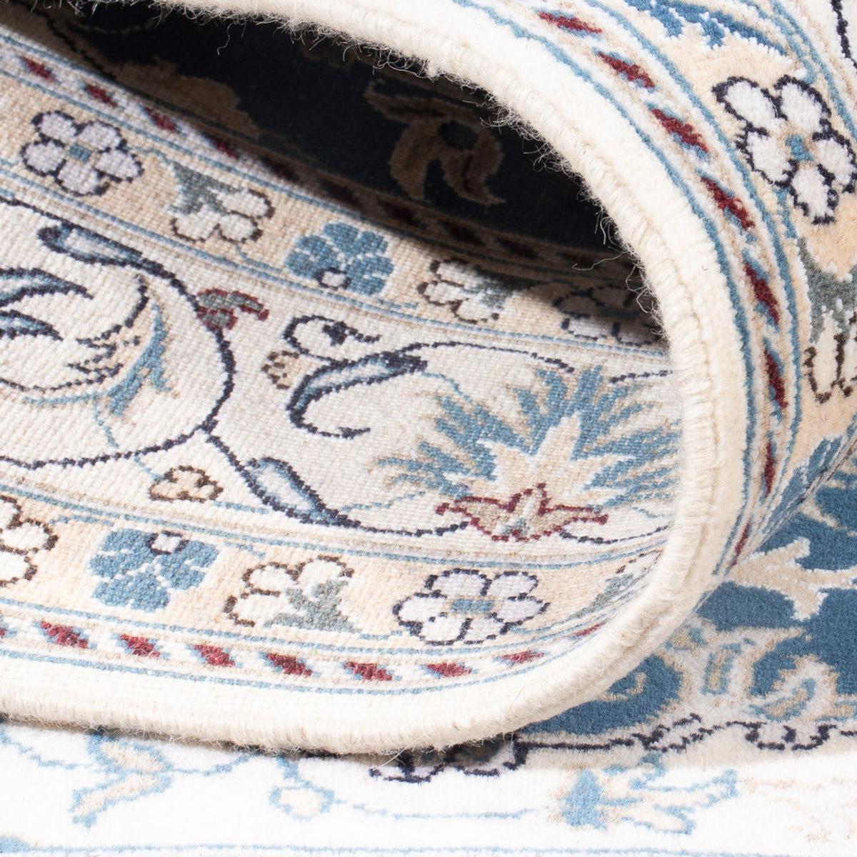 Alfombra Persa - Nain - Real - 196 x 150 cm - azul