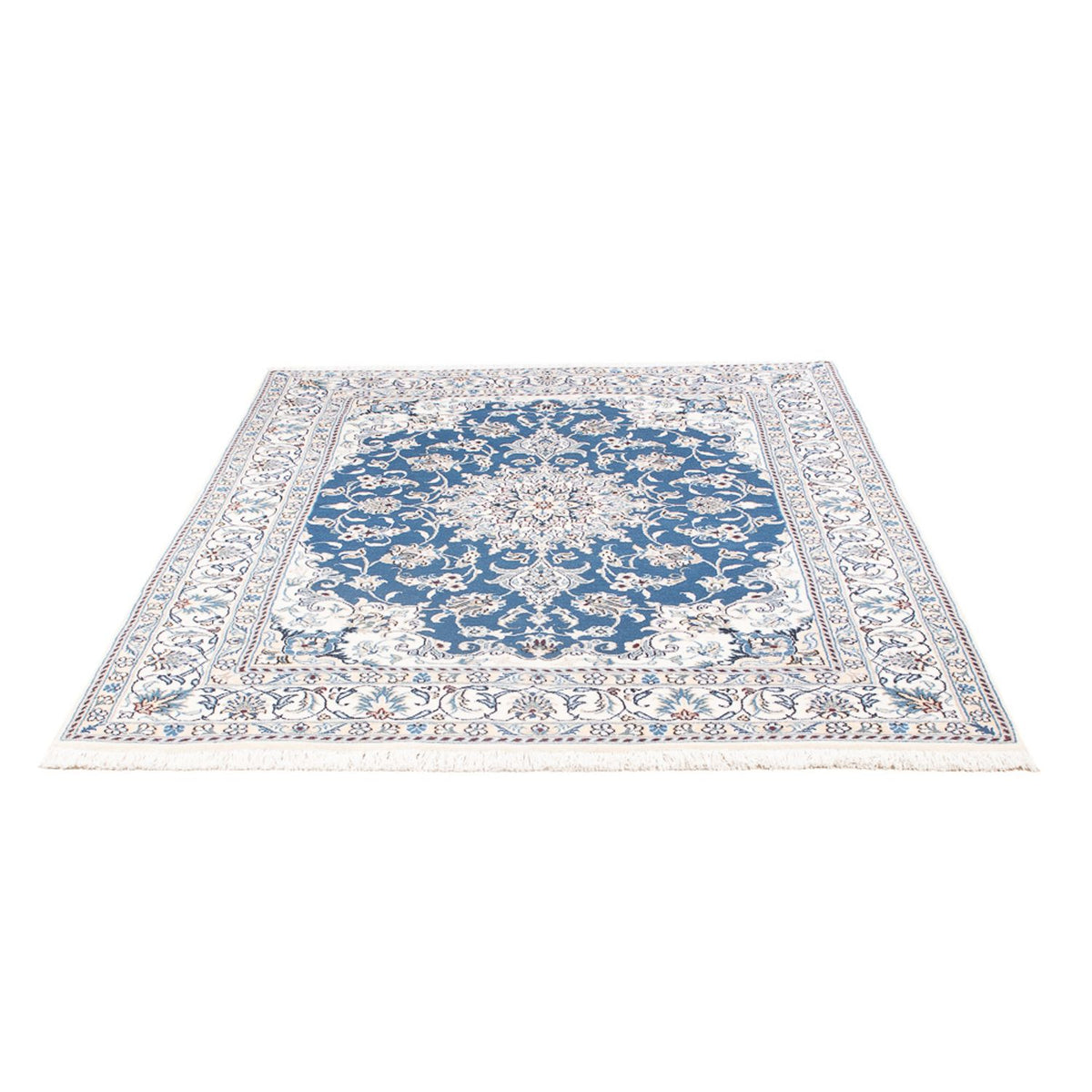 Alfombra Persa - Nain - Real - 196 x 150 cm - azul