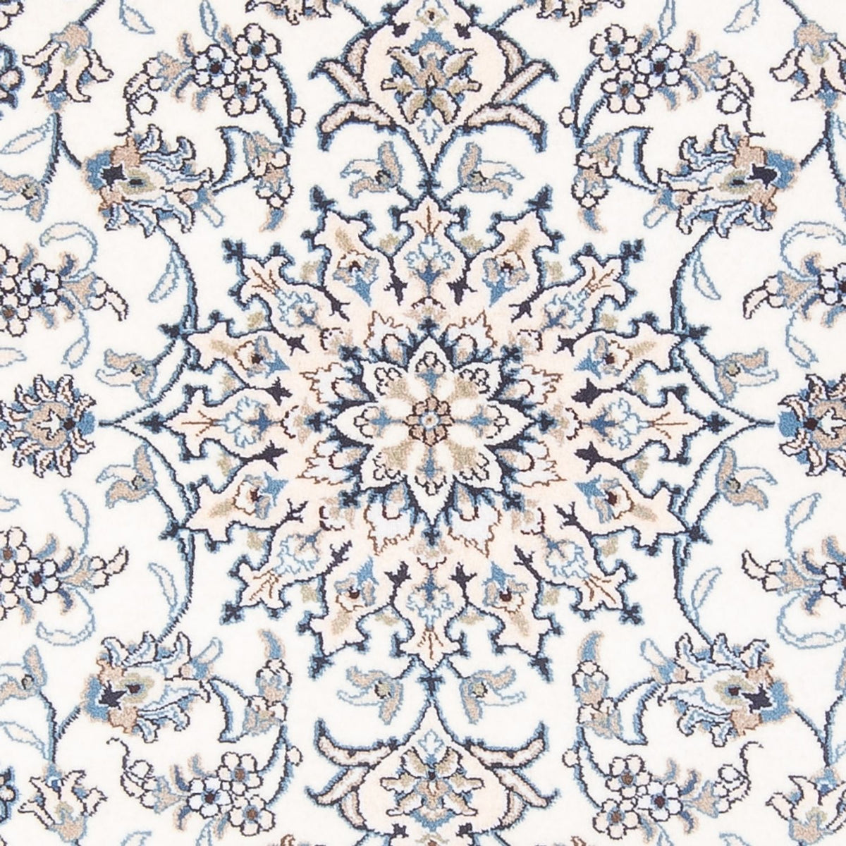 Alfombra Persa - Nain - Real - 190 x 150 cm - crema