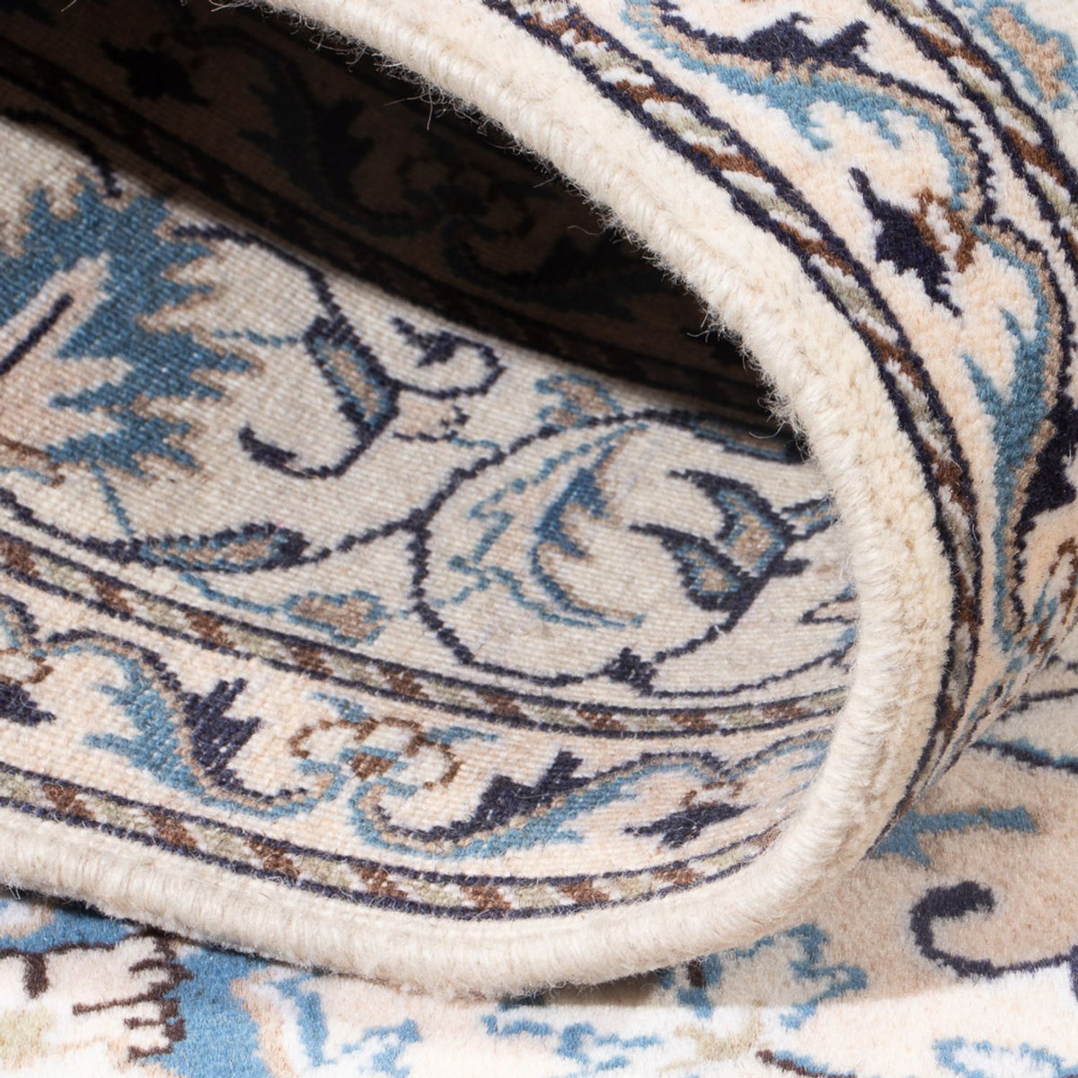 Alfombra Persa - Nain - Real - 190 x 150 cm - crema