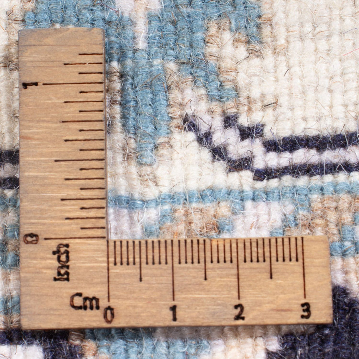 Alfombra Persa - Nain - Real - 192 x 148 cm - azul oscuro