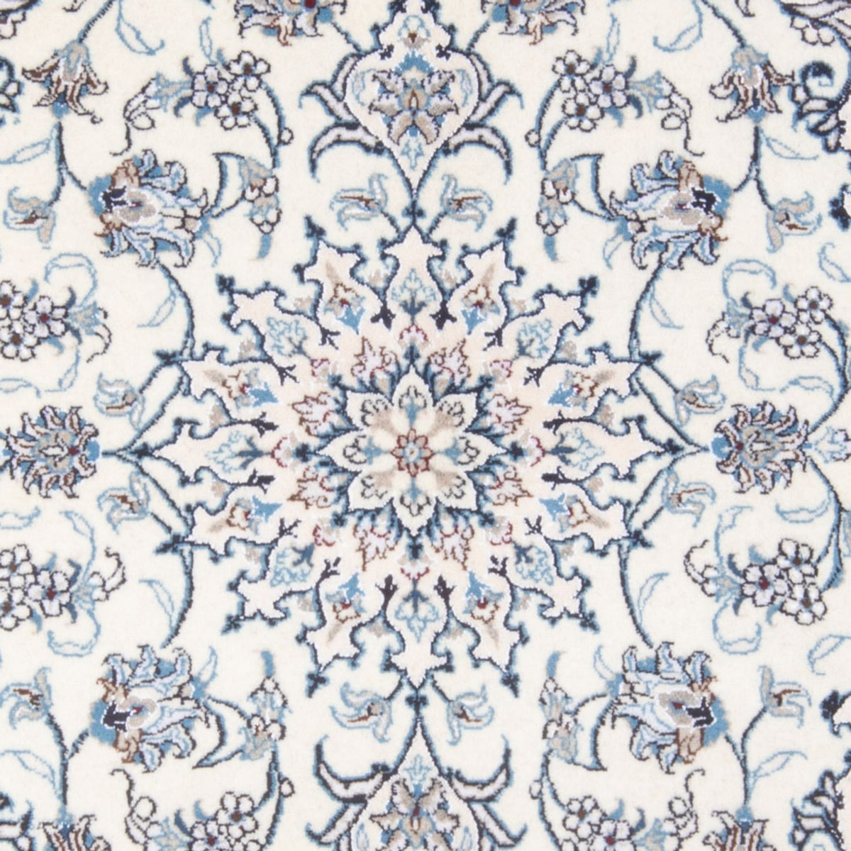 Alfombra Persa - Nain - Real - 197 x 146 cm - crema